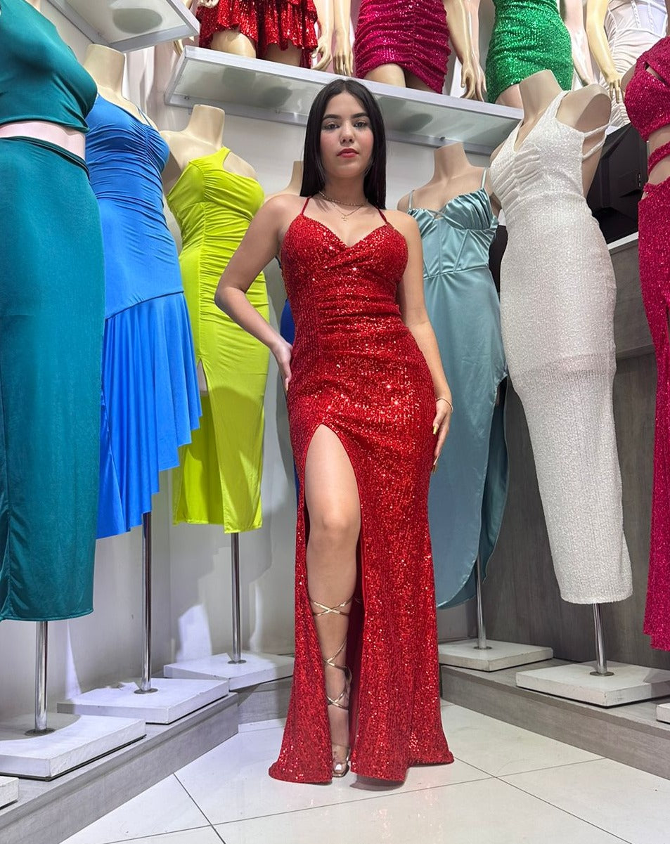 Vestido Aruma Rojo