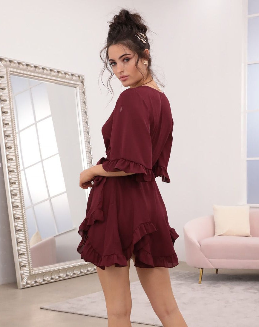 Vestido Bianca Vino