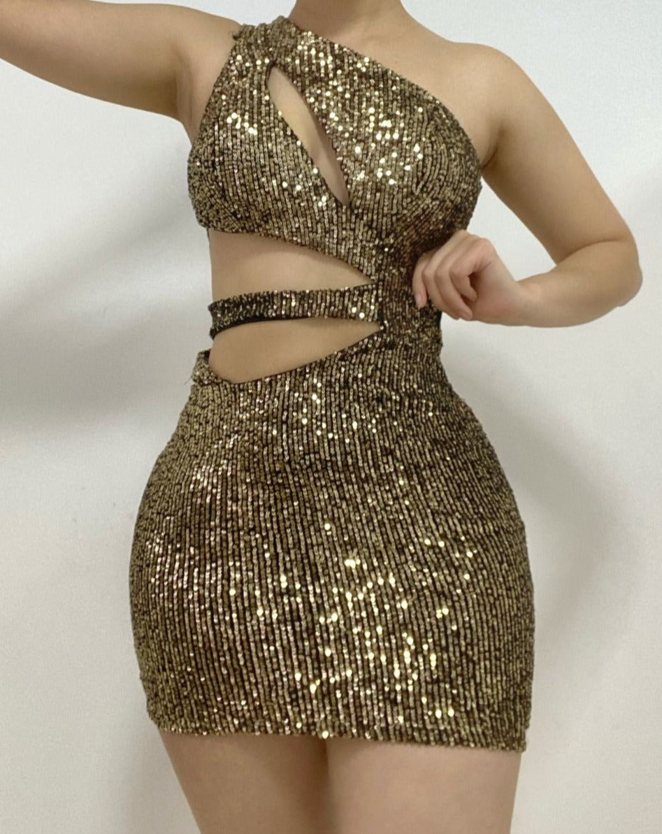 Vestido Alexa Bronce