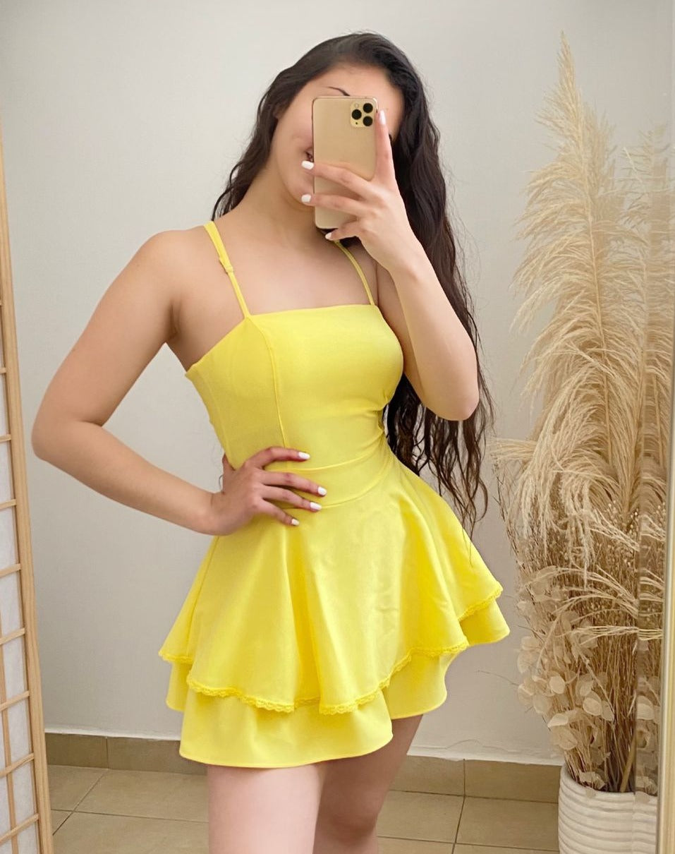 Romper Cora - Amarillo