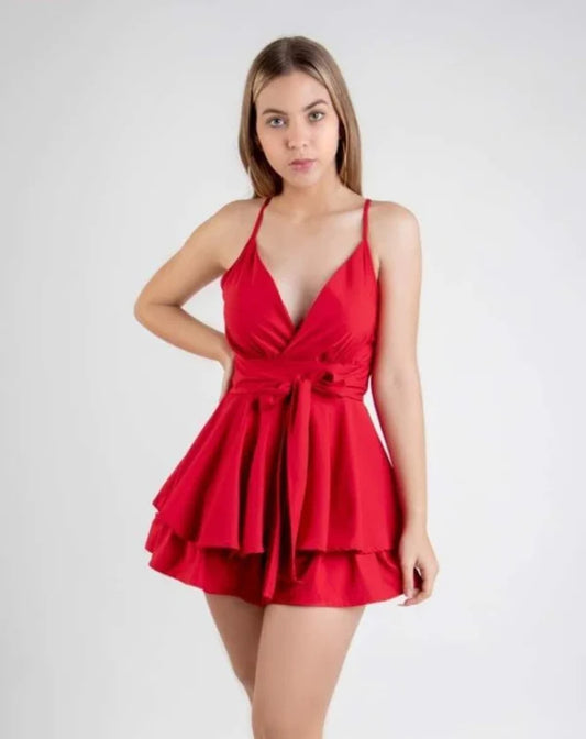 Romper Tigre - Rojo